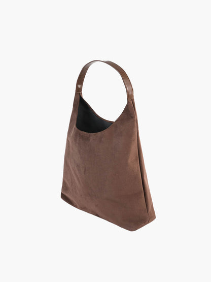 Handtasche in Wildlederoptik – Bild 10