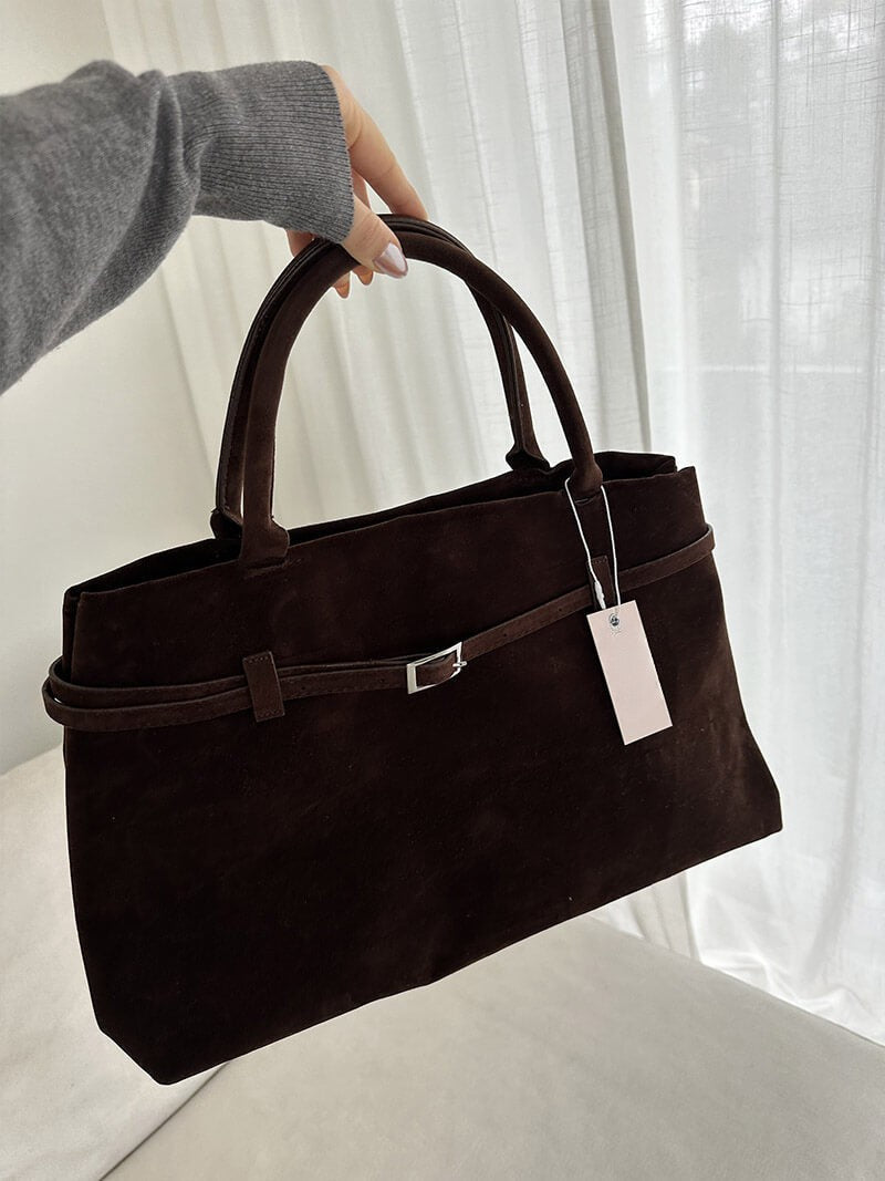 Handtasche aus Wildleder – Bild 12