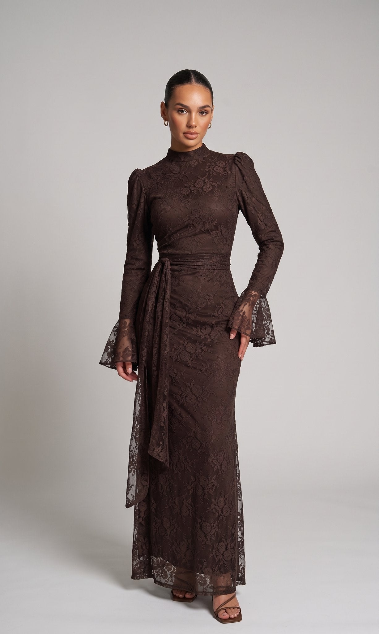Feyza – Spitzen-Maxikleid