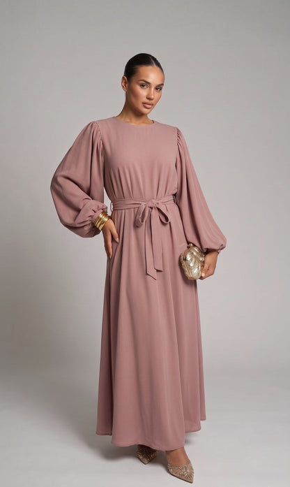 Zaina – Abaya mit Schleife