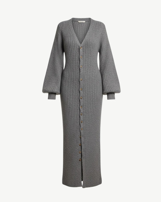 Laya – Strickkleid in Grau