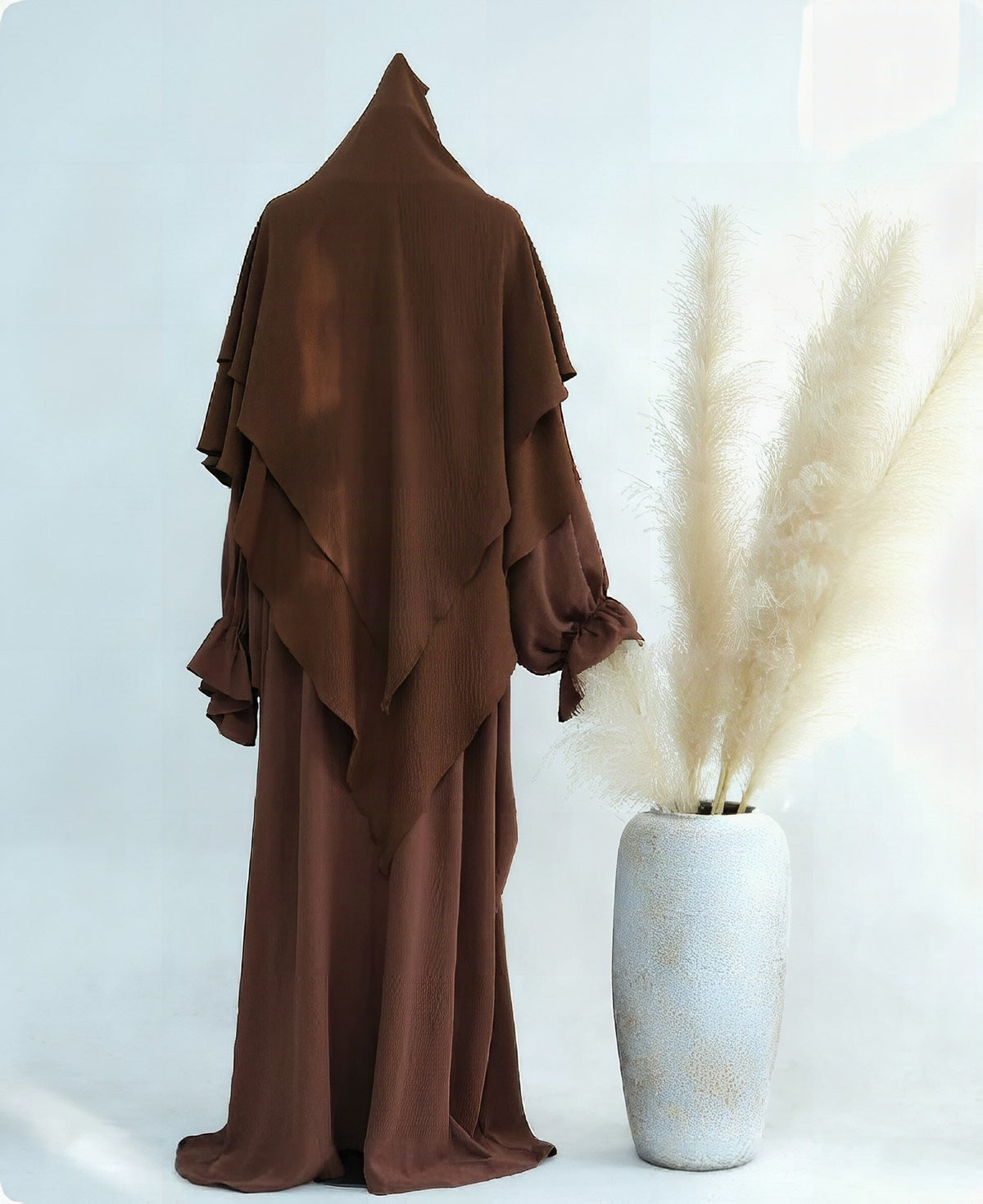 Hafsa – Khimar-Set, zweilagig mit Abaya